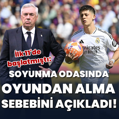 Ancelotti'den soyunma odasında açıklama: Arda Güler...