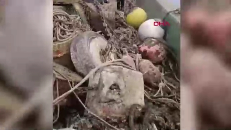 Bodrum'da denizden 45 ton katı atık çıktı