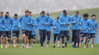 Trabzonspor kupa hazırlıklarını sürdürdü