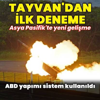 Tayvan HIMARS'ı ilk kez test etti