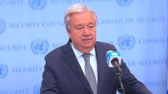 Guterres, terör örgütü PKK'nın fesih kararından memnun