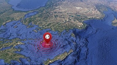Ege Denizi'nde 4,9'luk deprem