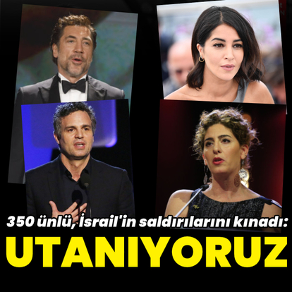 Ünlü isimlerden İsrail'e kınama