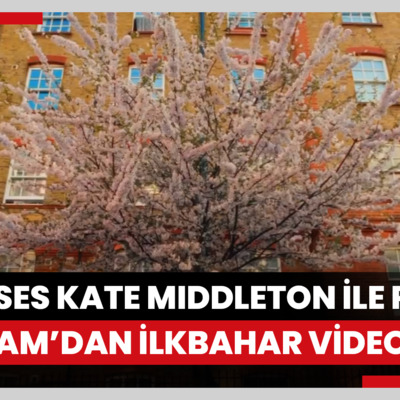 Prenses Kate Middleton ile Prens William'dan ilkbahar videosu