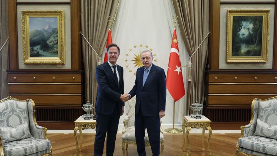 Cumhurbaşkanı Erdoğan, Rutte'yle görüştü