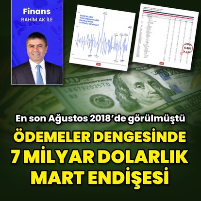 6,9 milyar dolarlık endişe