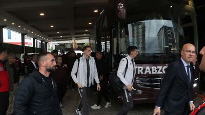 Trabzonspor kafilesi Gaziantep'te!