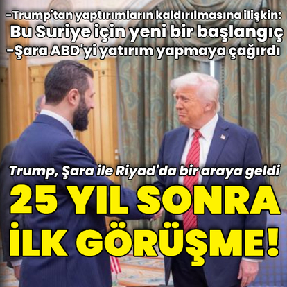 Trump Şara ile görüştü