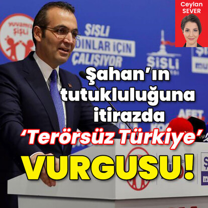 Şahan'ın tutukluluğuna itirazda "Terörsüz Türkiye" vurgusu