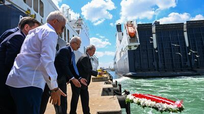 Türkiye-İtalya arasında 10 bininci Ro-Ro gemisi yola çıktı