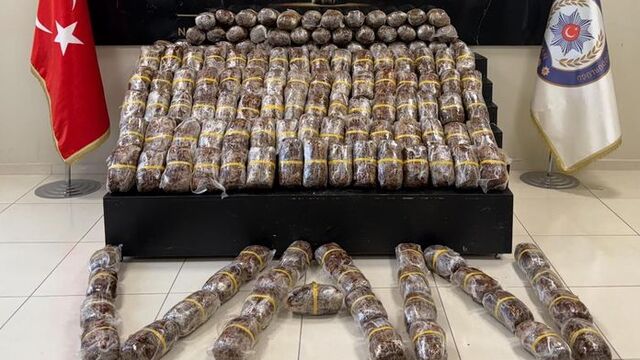 84 kilo 460 gram esrar ele geçirildi: 2 tutuklama