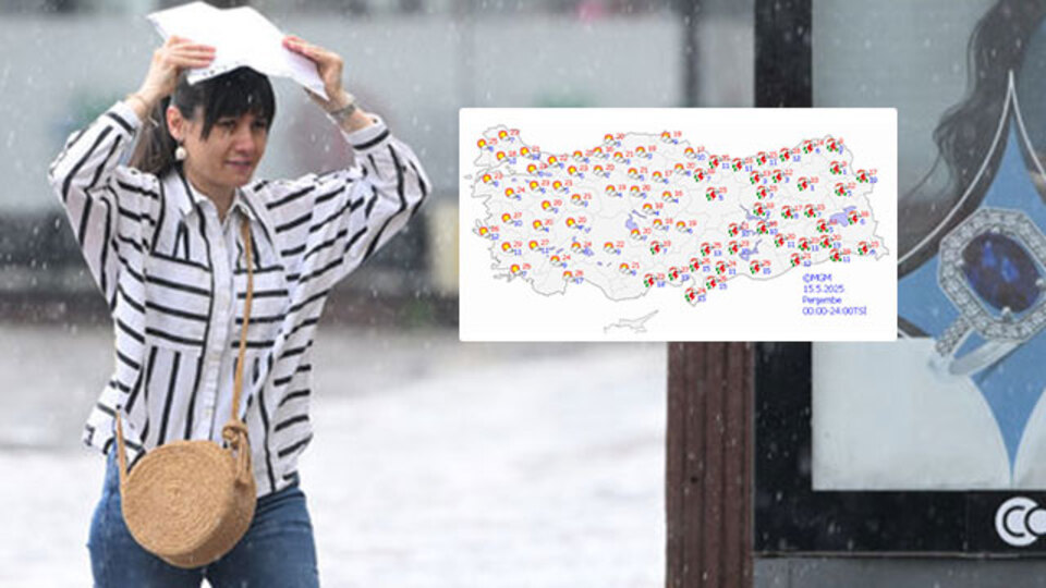 Meteoroloji'den flaş uyarı! 5 bölgede yağış var!