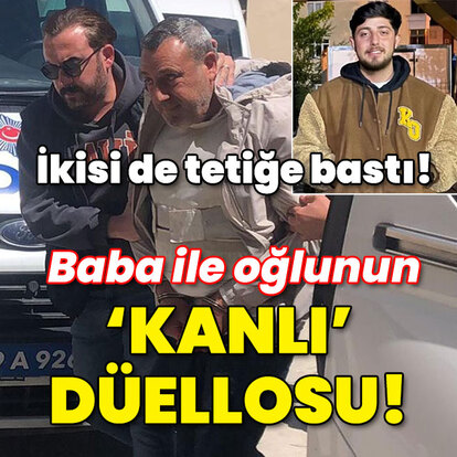 İkisi de tetiğe bastı! Baba ile oğlunun kanlı düellosu!