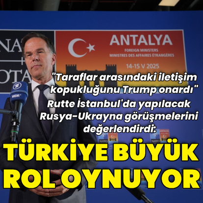 Rutte'den Türkiye vurgusu