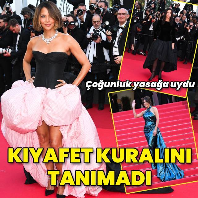 Kıyafet yasağını tanımadı