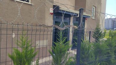 Şehrin ortasında 1.5 metrelik yılan korkuttu!