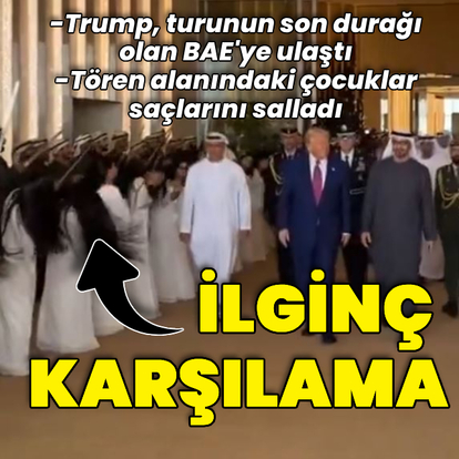Trump'a BAE'de ilginç karşılama
