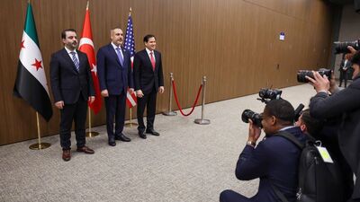 Bakan Fidan, Rubio ve Şeybani ile bir araya geldi