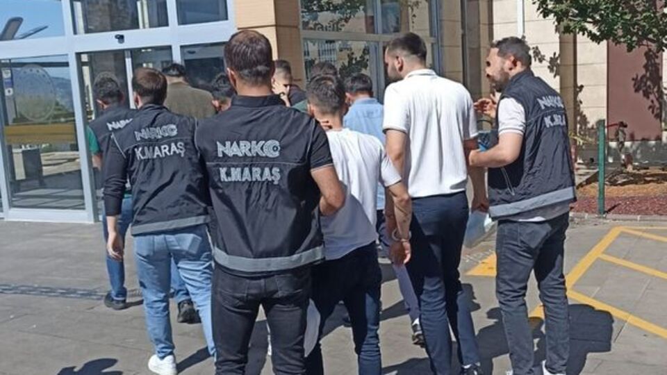 Kahramanmaraş'ta uyuşturucu operasyonu: 13 tutuklama