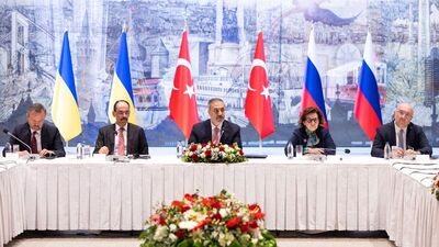 Dolmabahçe'de Türkiye-Rusya-Ukrayna toplantısı