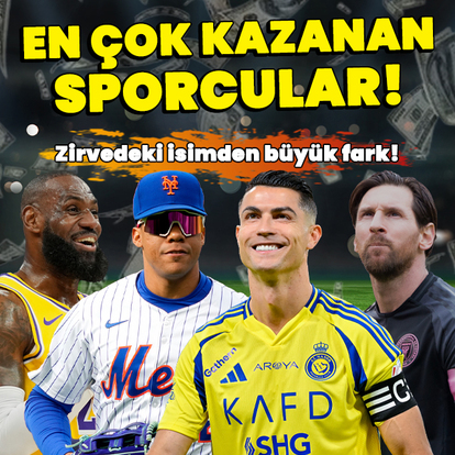 İşte en çok kazanan sporcular!