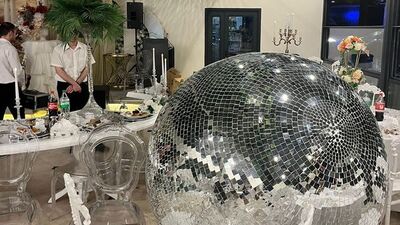 Düğün salonunda disko topu düştü: 3 yaralı