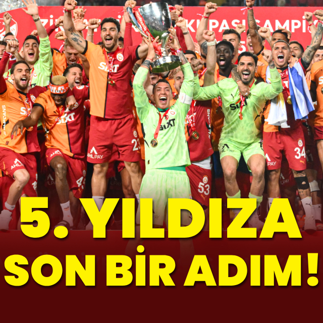 Galatasaray'da 5. yıldıza son bir adım!