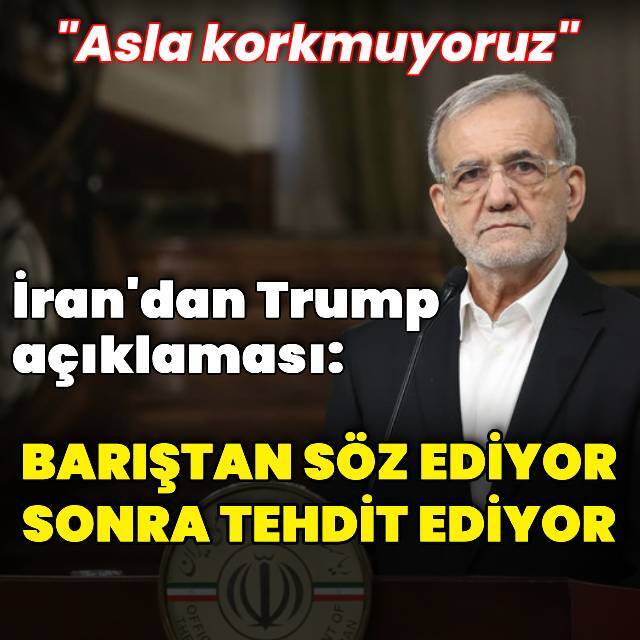 Pezeşkiyan: Tehditten korkmuyoruz