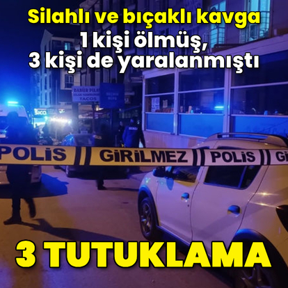 Kırıkkale'de 1 kişinin öldüğü, 3 kişinin de yaralandığı olayda 3 tutuklama