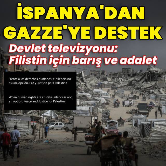 İspanya'dan Filistin'e destek