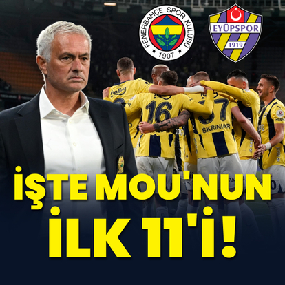 İşte Jose Mourinho'nun ilk 11'i!