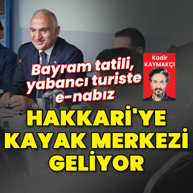 Hakkari'ye kayak merkezi geliyor