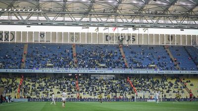 Fenerbahçe tribünleri boş kaldı