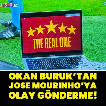 Buruk'tan Mourinho'ya olay gönderme!