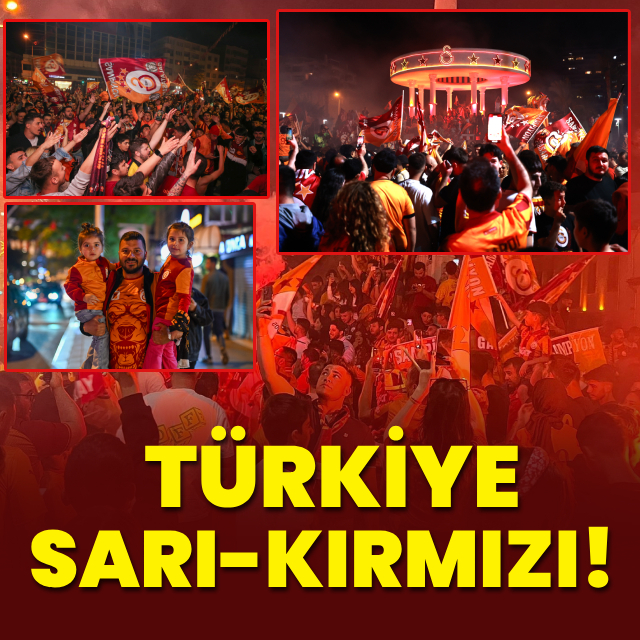 Galatasaraylılar sokaklara akın etti!