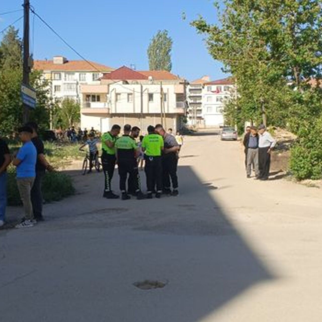 Önce çarptı, sonra üstünden geçti!