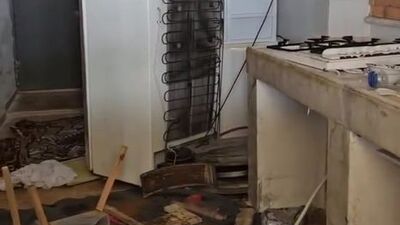 Ayılar bu kez belediye başkanının evine girdi