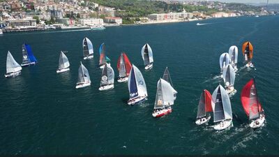 Cumhurbaşkanlığı Yat Yarışları'nda renkli görüntüler