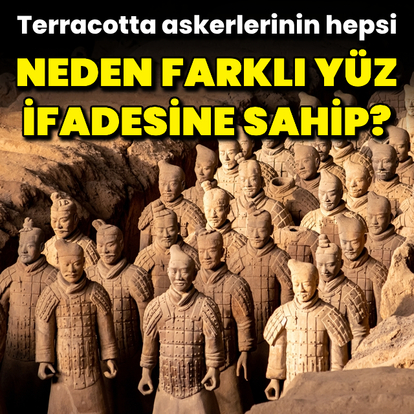 Terracotta askerlerinin hepsi neden farklı yüz ifadesine sahip?