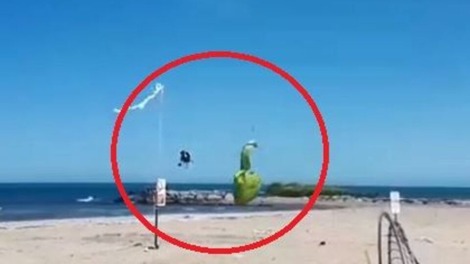 Kalkıştan kısa süre sonra denize düştü