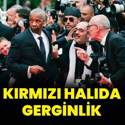Kırmızı halıda gerginlik