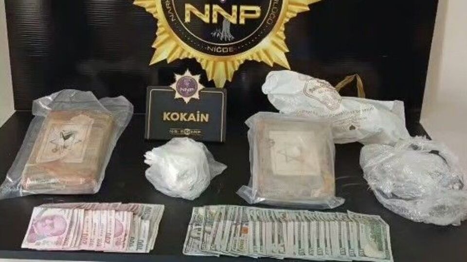 Niğde'de 2.6 kilo kokain ele geçirildi