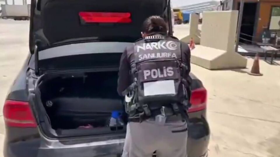 Araca zulalanmış: 5 kilo 250 gram