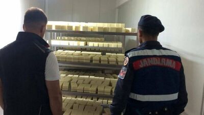 5 ton 'sahte' kaşar peyniri ele geçirildi