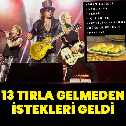 13 TIR ile gelmeden istekleri geldi