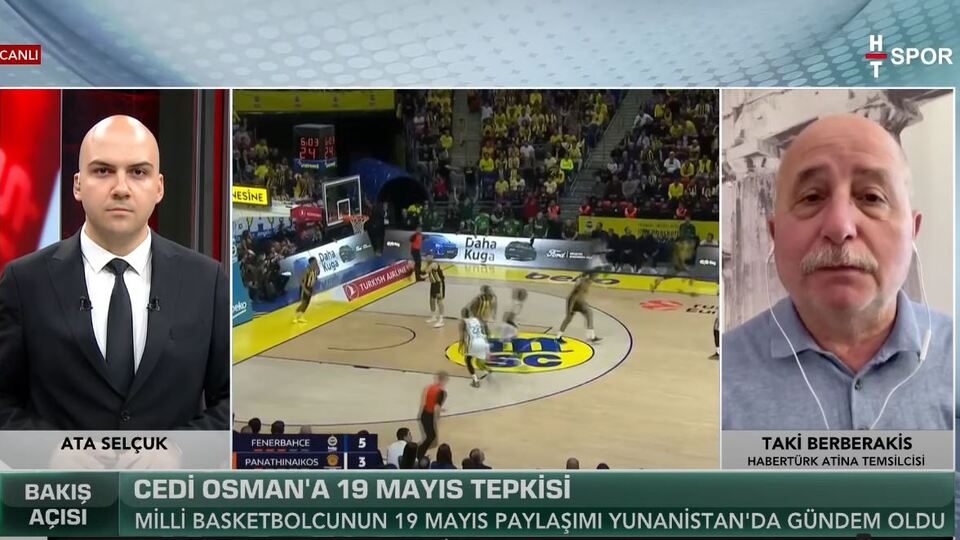 "Cedi Osman'a Oly taraftarları da yükleniyor!"