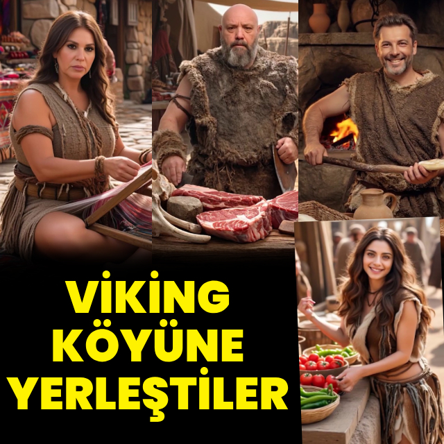 Viking köyüne yerleştiler
