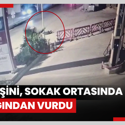 Eski eşini, sokak ortasında ayağından vurdu; olay anı kamerada