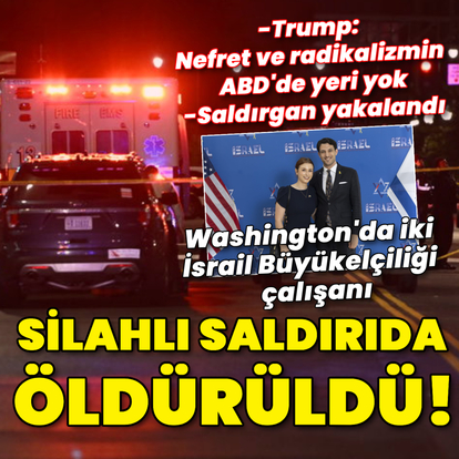 ABD'de 2 İsrail Büyükelçiliği çalışanına silahlı saldırı