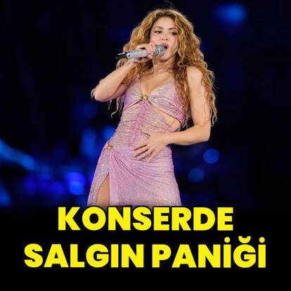 Konserde salgın paniği
